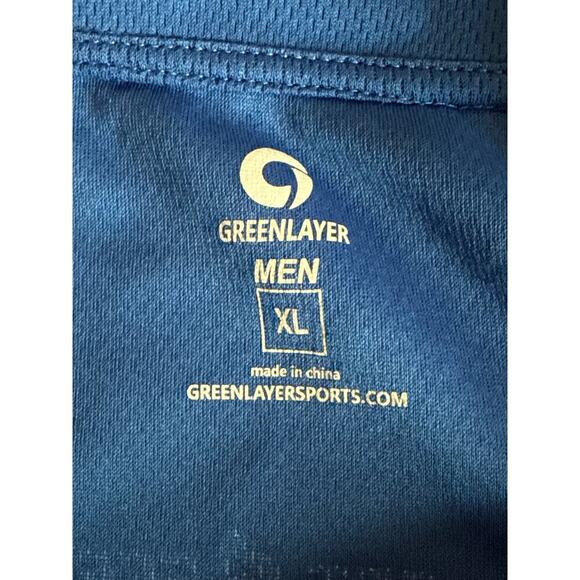 Green Layer Men's 2019 Two Cities Marathon & Half Running T-Shirt Size XL Blue - Picture 6 of 6